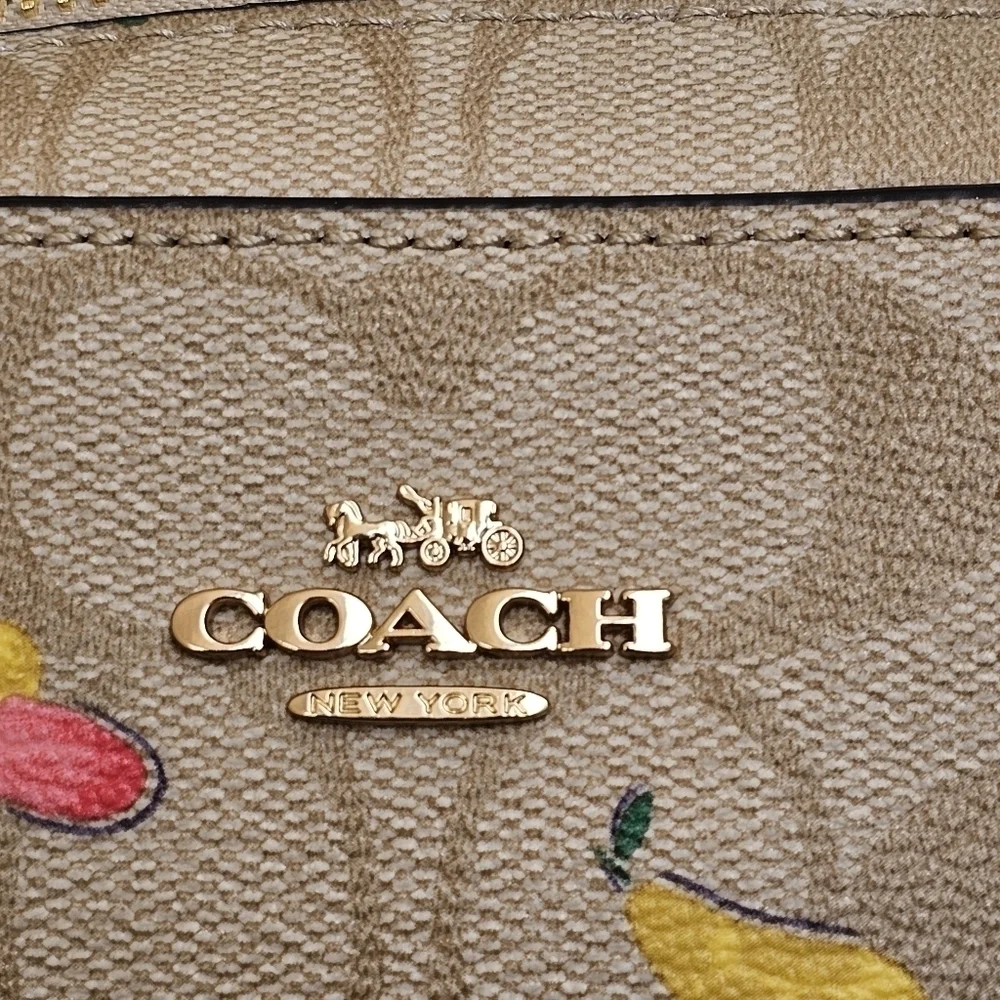 Coach Bag Mini Camera Bag In Signature Canvas With Dreamy Veggie Print
